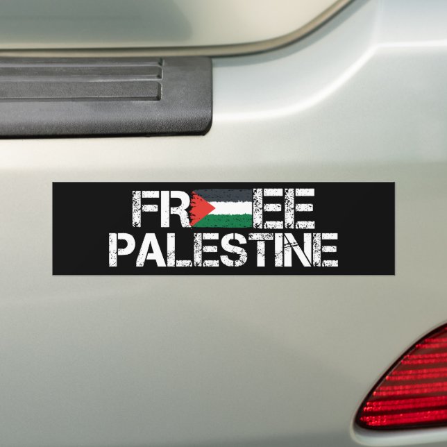 Palestinas fria Flagga för palestinsk frihet Bildekal (På Bil)