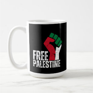 Palestinas fria Flagga i Gaza - Palestinas frihet Kaffemugg