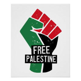 Palestinas fria flagga perfect poster
