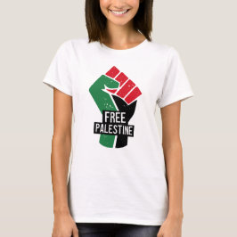 Palestinas fria flagga t shirt
