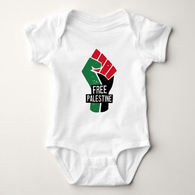 Palestinas fria flagga t shirt (Framsida)