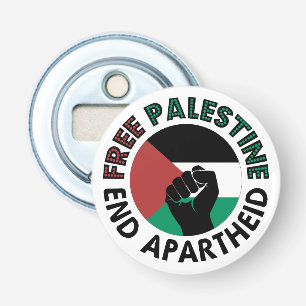 Palestinas fria slut på apartheid Palestina-Flagga Flasköppnare