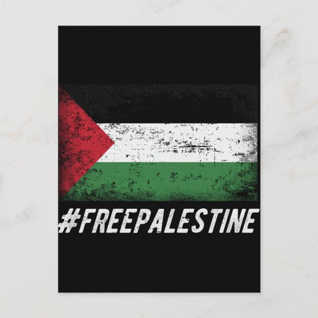 Palestinas fristad i Palestina Vykort (Framsida)