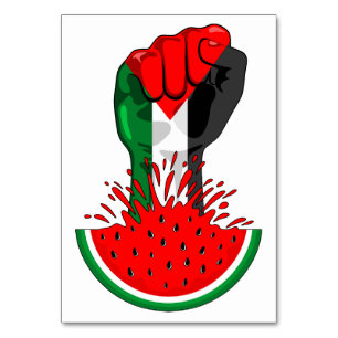 Palestinas motstånd börjar på Watermelon Bordsnummer