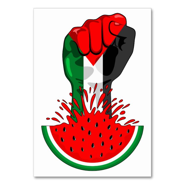 Palestinas motstånd börjar på Watermelon Bordsnummer (Framsidan)
