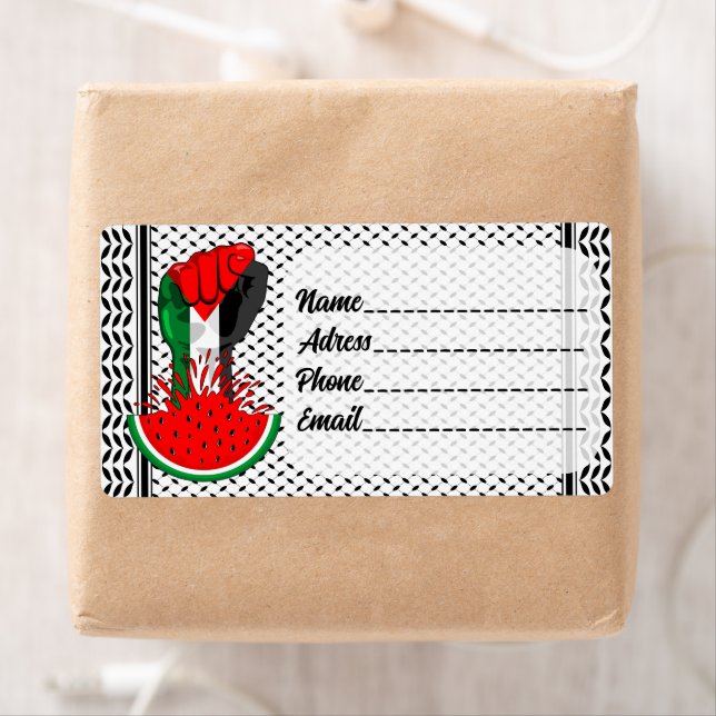 Palestinas motstånd börjar på Watermelon Fraktsedel (Insitu)