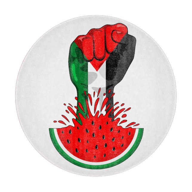 Palestinas motstånd börjar på Watermelonsymbolen (Framsidan)