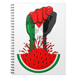 Palestinas motstånd börjar på Watermelonsymbolen Anteckningsbok