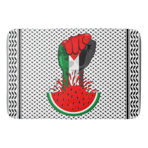 Palestinas motstånd börjar på Watermelonsymbolen Badrumsmatta