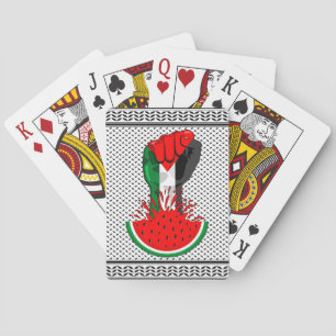 Palestinas motstånd börjar på Watermelonsymbolen Casinokort