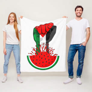 Palestinas motstånd börjar på Watermelonsymbolen Fleecefilt