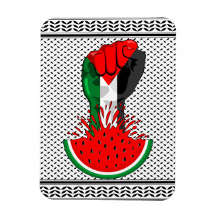 Palestinas motstånd börjar på Watermelonsymbolen Magnet