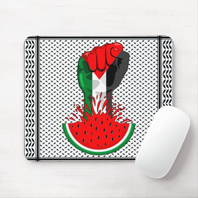 Palestinas motstånd börjar på Watermelonsymbolen Musmatta (Med mus)
