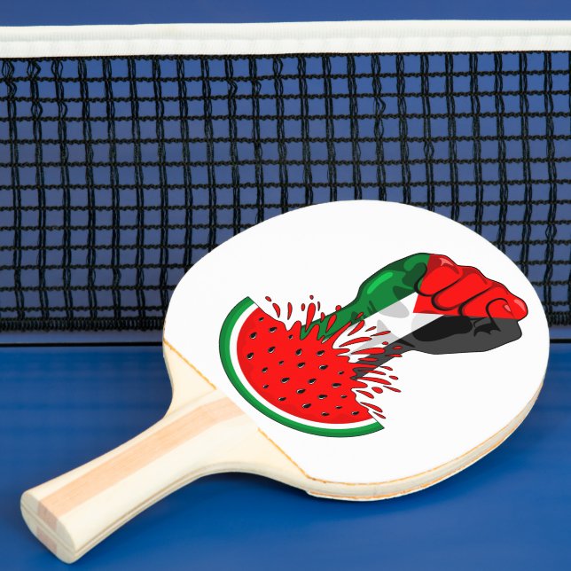Palestinas motstånd börjar på Watermelonsymbolen Pingisracket (Insitu)