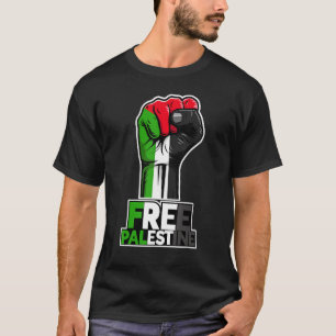 Palestinas Palestinas fria Flagga T Shirt