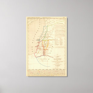 Palestinas sous Constantin le Grand, 330 apres JC Canvastryck