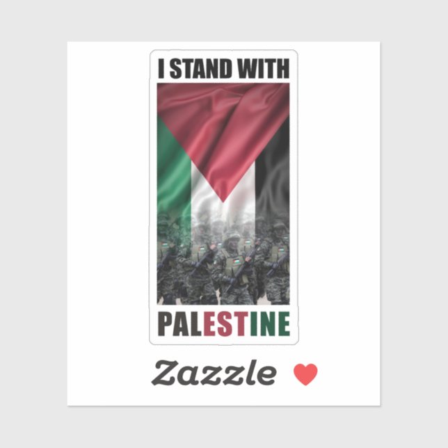 Palestinasoldat Klistermärken (Ark)