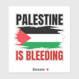 PALESTINE BLEEDING KLISTERMÄRKEN