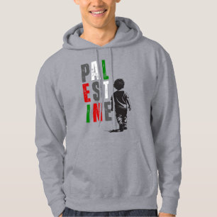 PALESTINE Distressed Bold Hoodie – Gående Barn