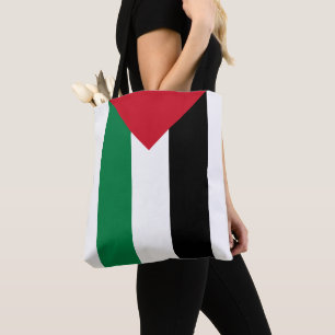Palestine Flagga Tote Bag Tygkasse