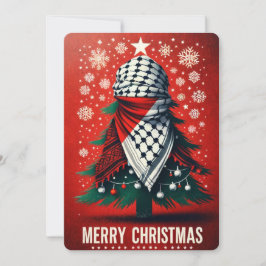 PALESTINE-julhälsningskort