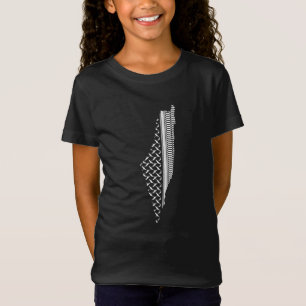 Palestine Karta Keffiyeh filistin T Shirt