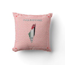 Palestine Kastkudde - Palestinsk Keffiyeh