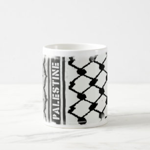 Palestine Keffiyah Kaffemugg