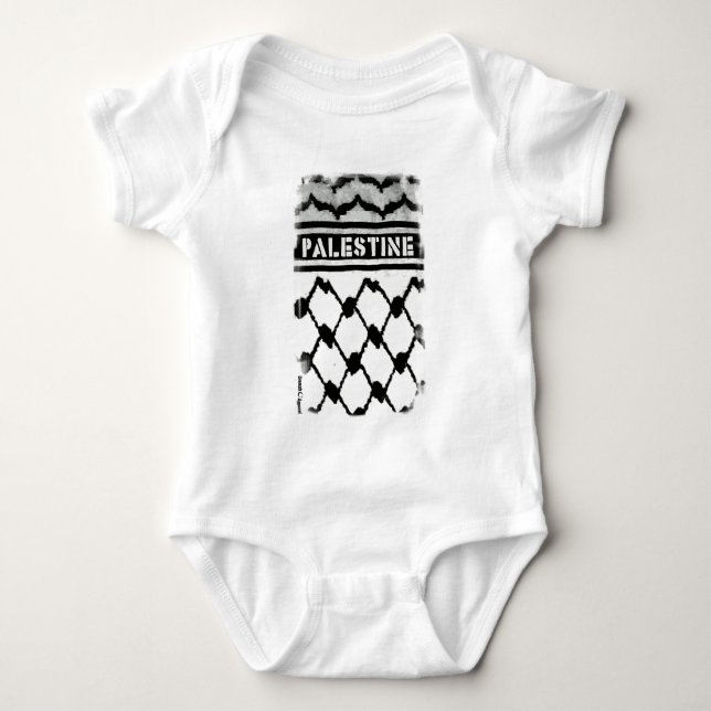 Palestine Keffiyah T-shirt (Framsida)