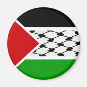 Palestine Keffiyeh Flagga Magnet