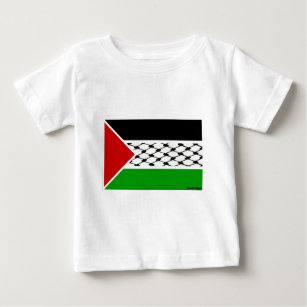 Palestine Keffiyeh Flagga T Shirt