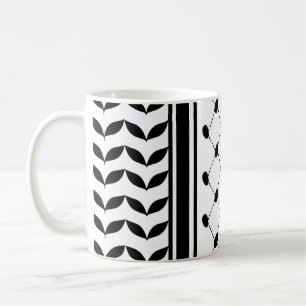 Palestine Keffiyeh Mönster Scarf Kaffemugg