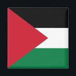 Palestine (Palestinian) Flag Magnet<br><div class="desc">Customizable World Flag Products - Please feel free to add your own text.</div>