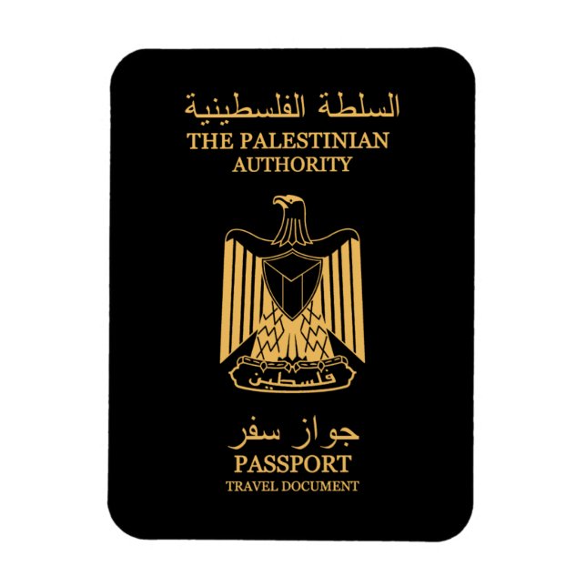 Palestine passport magnet (Vertikal)