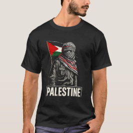 Palestine Resistance – Strong Artwork with Flag an T Shirt