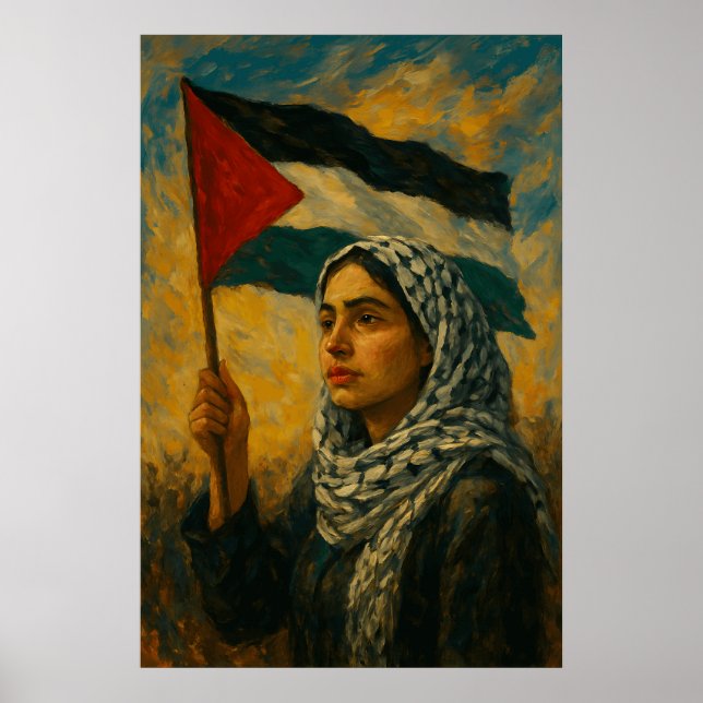 Palestine Stands | It Will Be Free  Poster (Framsidan)