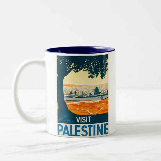 PALESTINE Två-Tonad MUGG (Vänster)