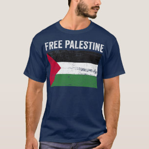 Palestinefrihet Palestina Flagga Arabiska Vintagen T Shirt