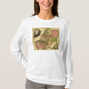 PalestinePanoramic MapPalestine 4 T-shirt