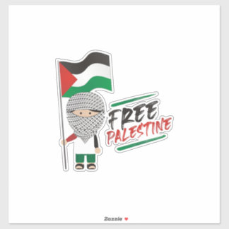 Palestinisk bilmärke, palestinska Flagga Decal, Ga Klistermärken