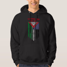 Palestinsk amerikansk flagga - Rädda Palestina