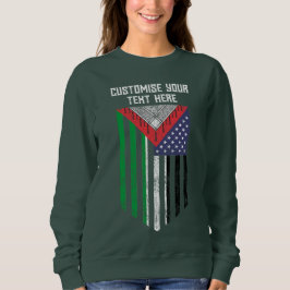 Palestinsk-amerikansk tröja - Palestinsk flagga