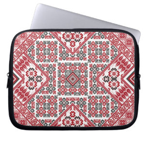 Palestinsk broderimönster 2  laptop fodral