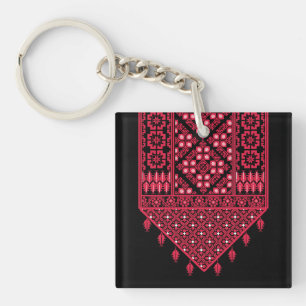Palestinsk Embroidery Tatreez-tryckt design