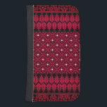 Palestinsk Embroidery Tatreez-tryckt design Galaxy S4 Plånbok<br><div class="desc">Kor Stitch Art Design - modernt tryckt design</div>