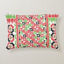 Palestinsk Embroidery Tatreez-tryckt design