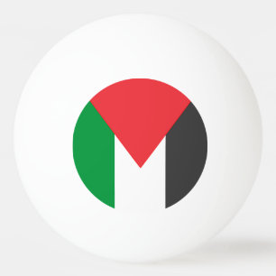 Palestinsk flagg Fri Palestina anpassad Pingisboll