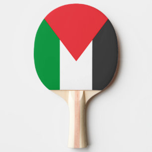Palestinsk flagg Fri Palestina anpassad Pingisracket