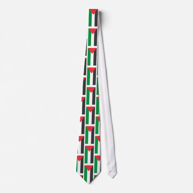 Palestinsk flagg Fri Palestina anpassad Slips (Framsida)