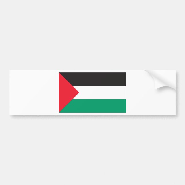 Palestinsk flagga bildekal (Framsidan)